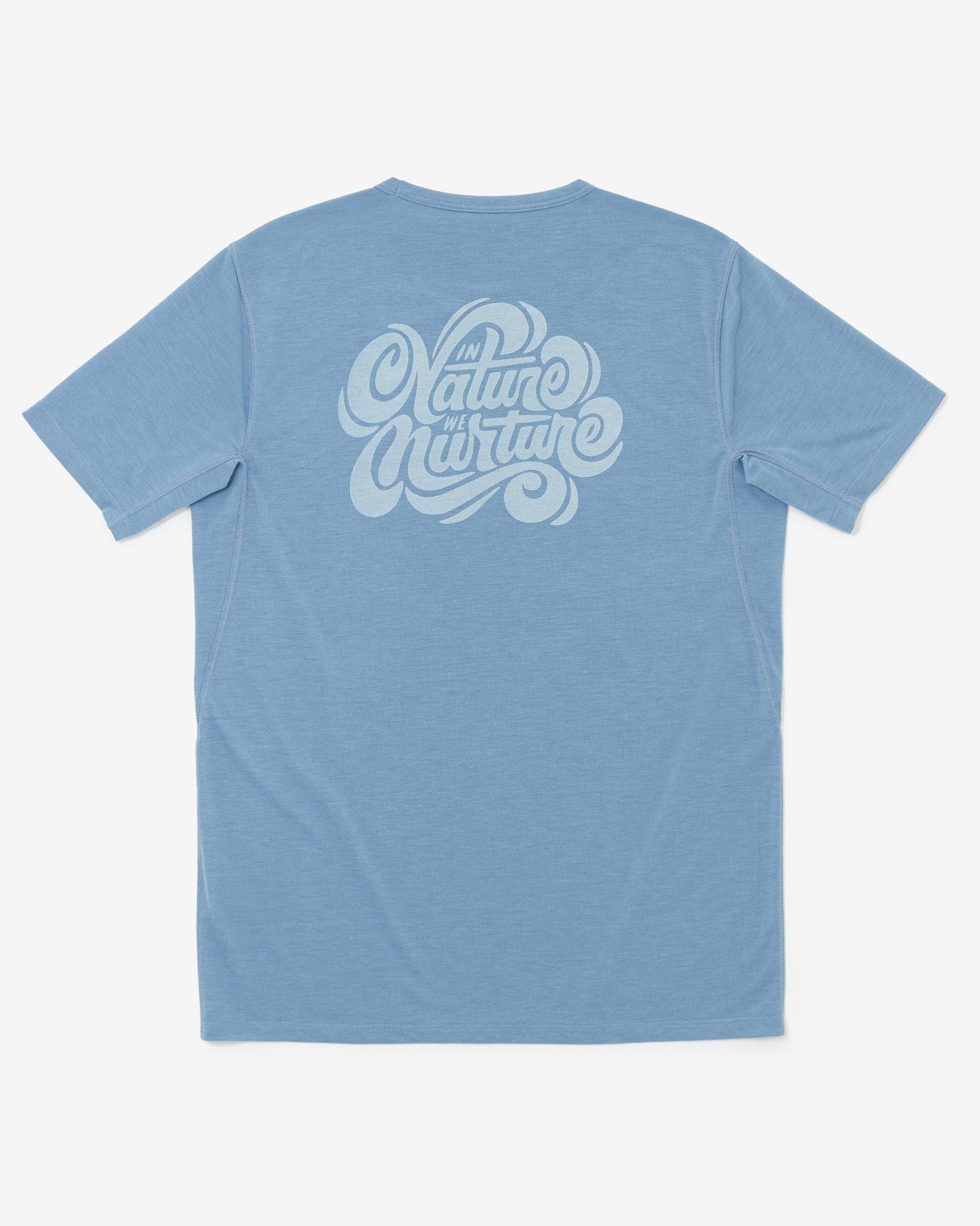M's Daymaker Tee- In Nature We Nurture Short Sleeve Seadon Activewear Outdoor Travel Shirts