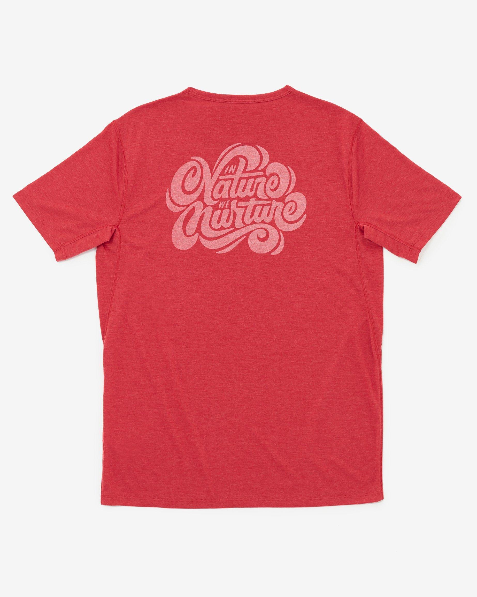 M's Daymaker Tee- In Nature We Nurture Short Sleeve Seadon Activewear Outdoor Travel Shirts