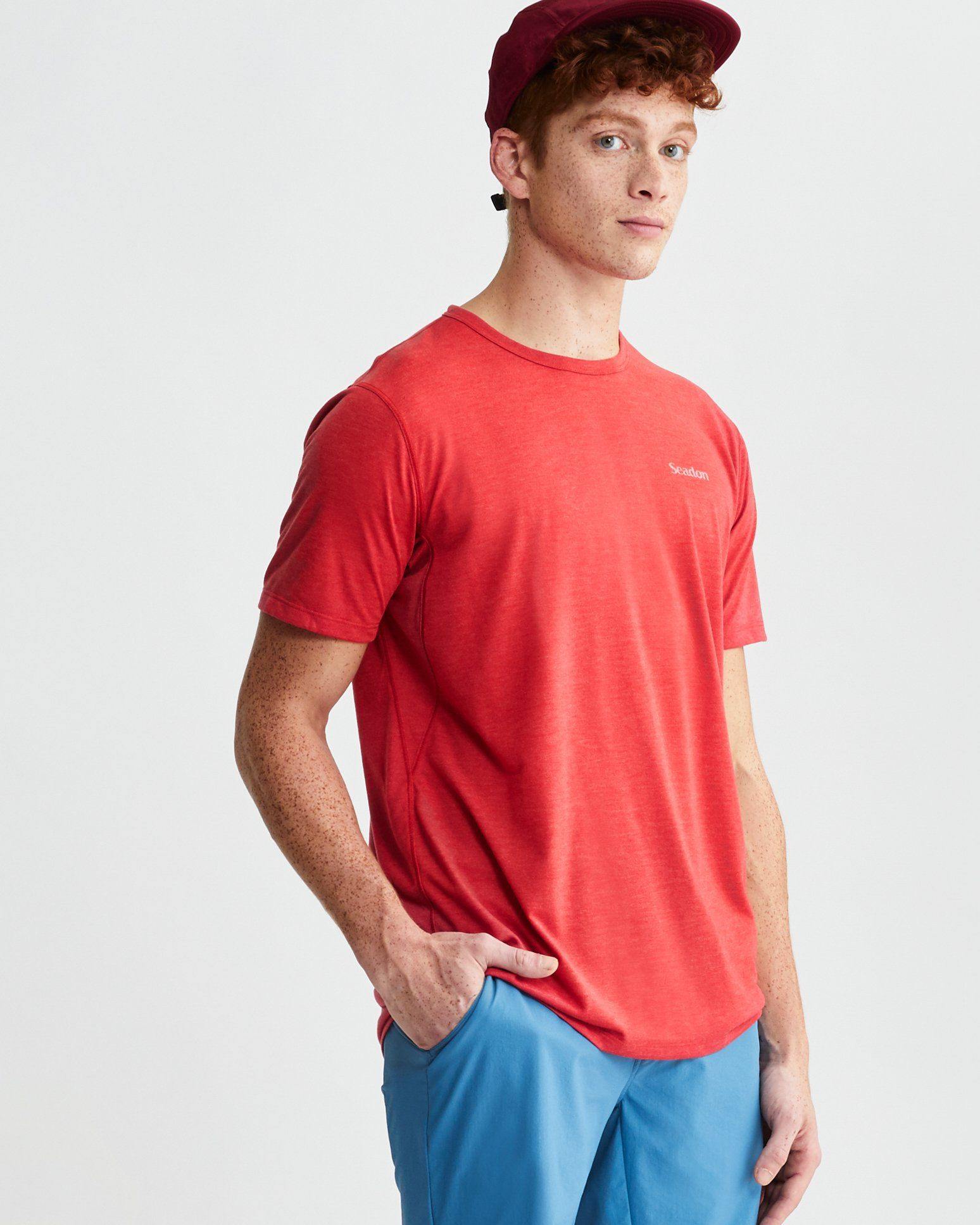 M's Daymaker Tee- In Nature We Nurture Short Sleeve Seadon Activewear Outdoor Travel Shirts