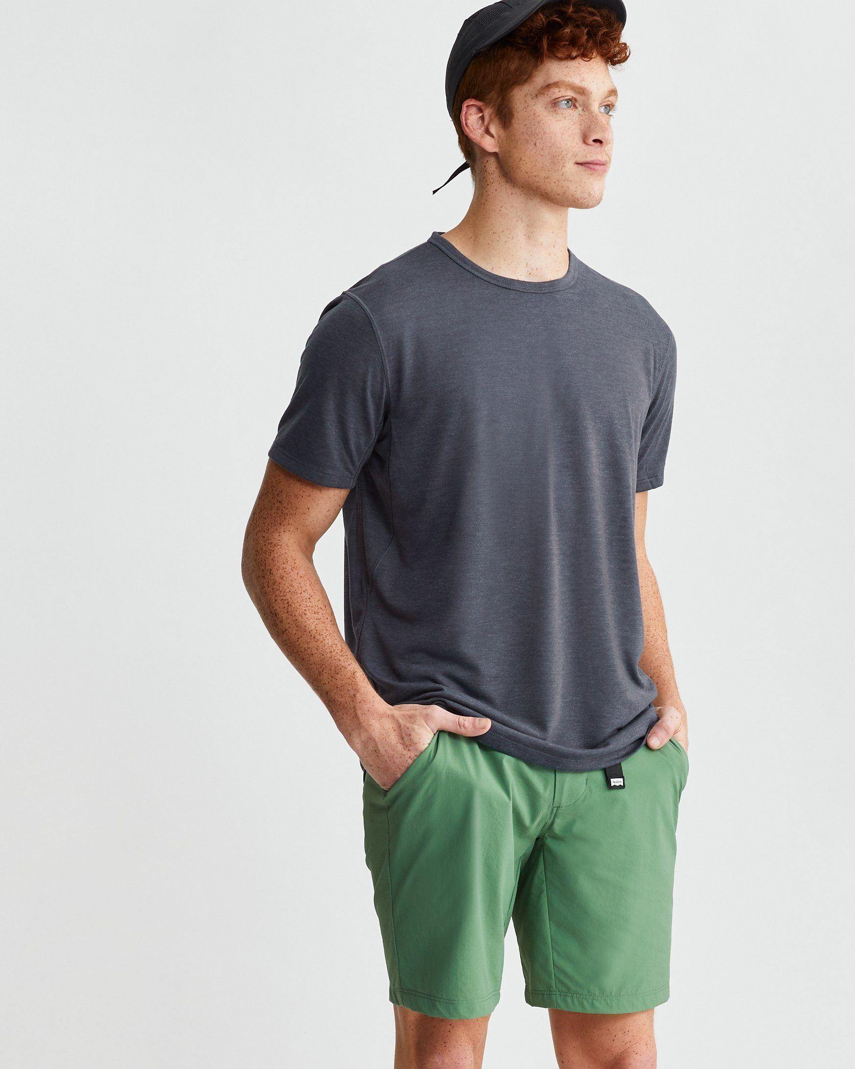 M's Daymaker Tee Short Sleeve Seadon Activewear Outdoor Travel Shirts