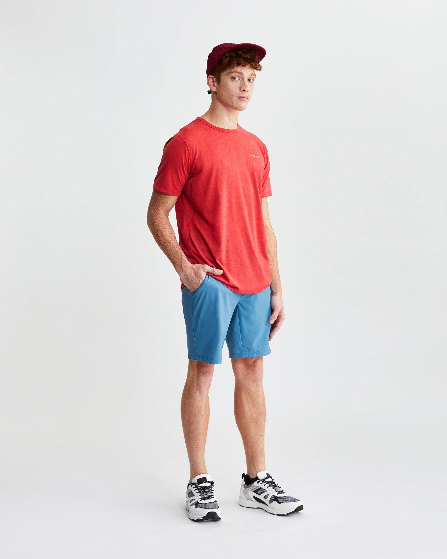 M's Helios Trail Shorts 9" Shorts Seadon Activewear Outdoor Travel Shirts