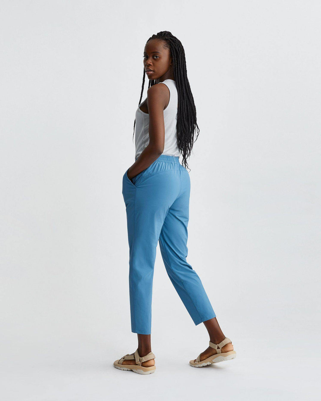 Luxe-Cotton Sarouel Cropped Pants – PRY